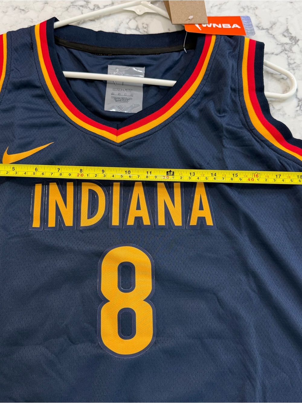 Sophie Cunningham New NikeIndiana Fever Navy, Red & Gold Explorer Edition Jersey - Picture 12 of 13